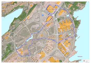 Endring i 5 km løypa